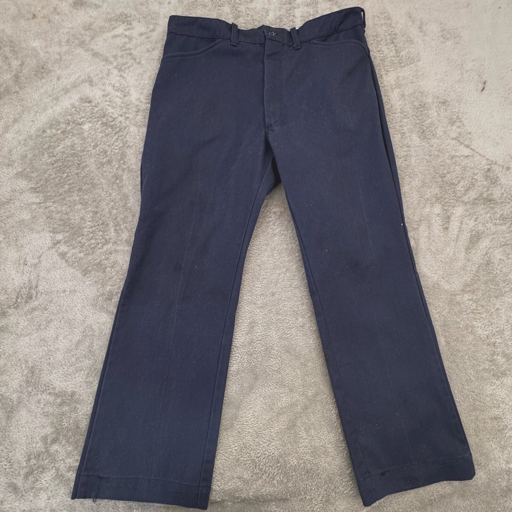 Vintage Pants Work Wear Corporation Men's Blue Size 38 (W36in. x L29in.) USA!